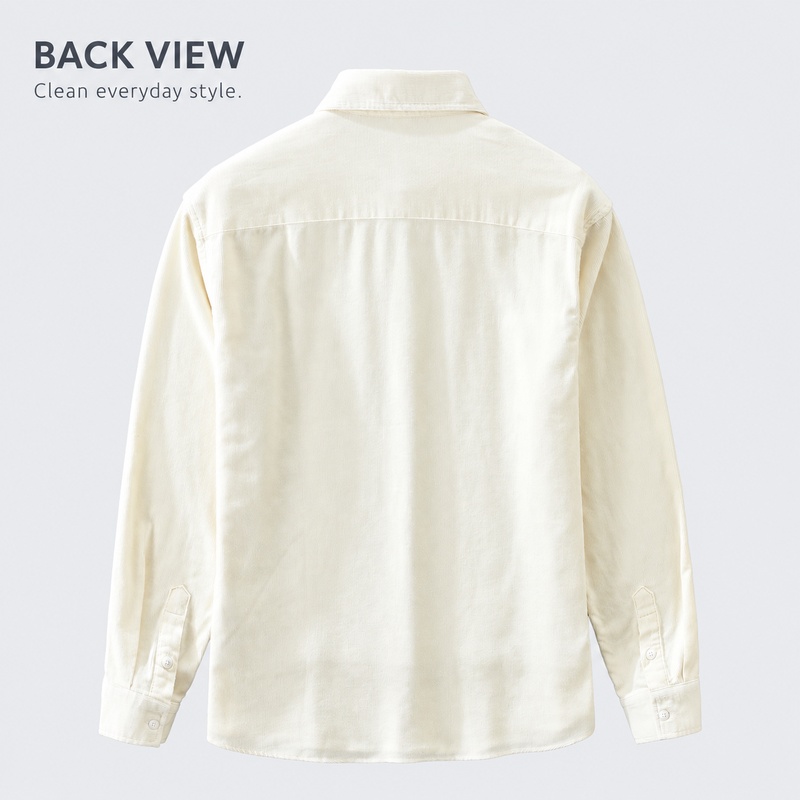 Camisa de veludo cotelê 100% a - Corduroy Button Up Shirt Men avaliação e preço