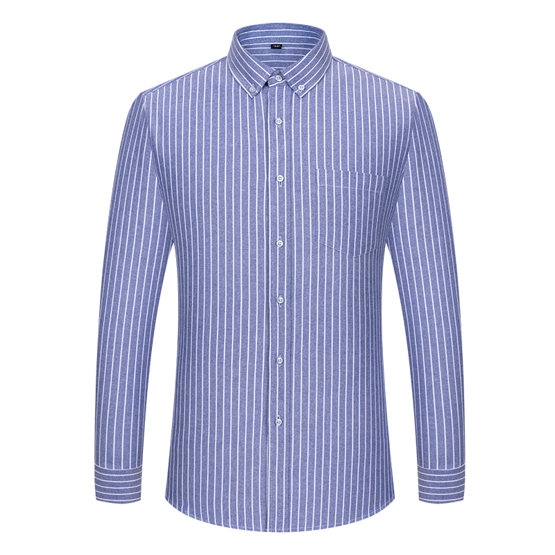 100% algodão respirável mascul - Oxford Cotton Casual Shirt Business avaliação e preço