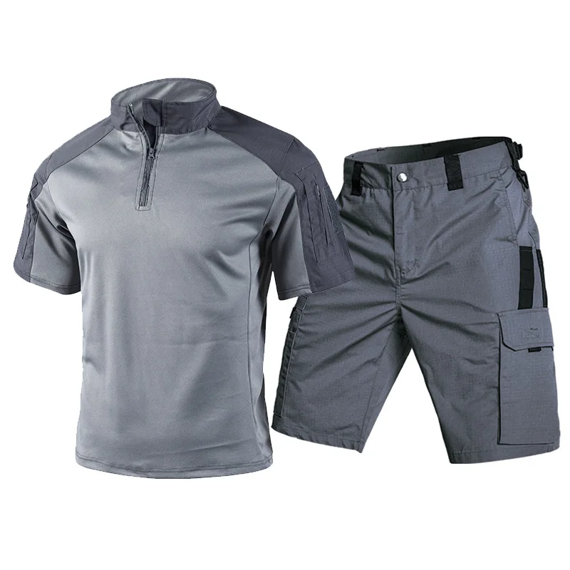 Conjunto de camiseta de manga  - Tactical Military Shirt Cargo avaliação e preço