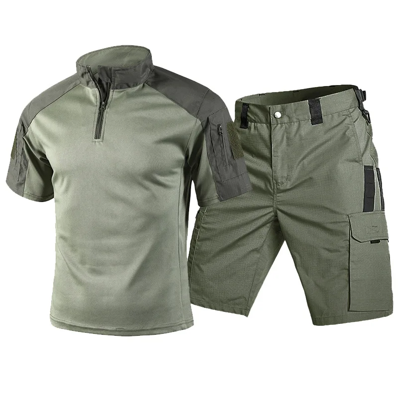 Conjunto de camiseta de manga  - Tactical Military Shirt Cargo avaliação e preço