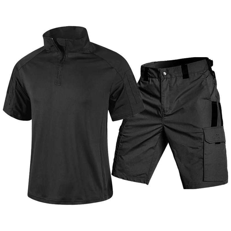 Conjunto de camiseta de manga  - Tactical Military Shirt Cargo avaliação e preço
